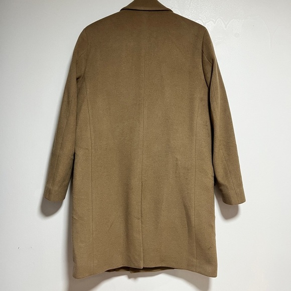 Altea Italian Double-Breasted Cashmere Coat - Camel Brown - Made in Italy - Picture 8 of 12